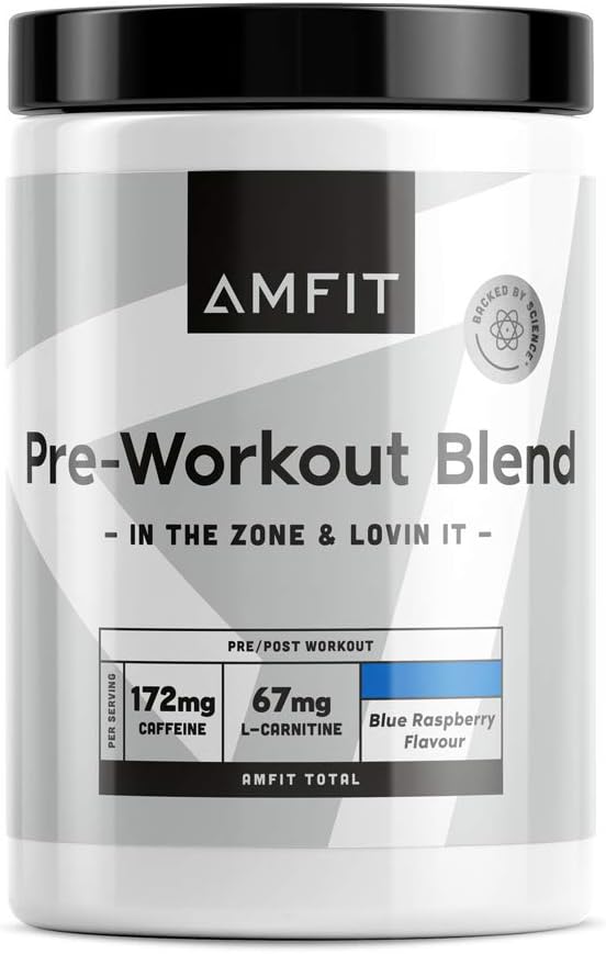 Amfit Pre-Workout 360g Blue Raspberry