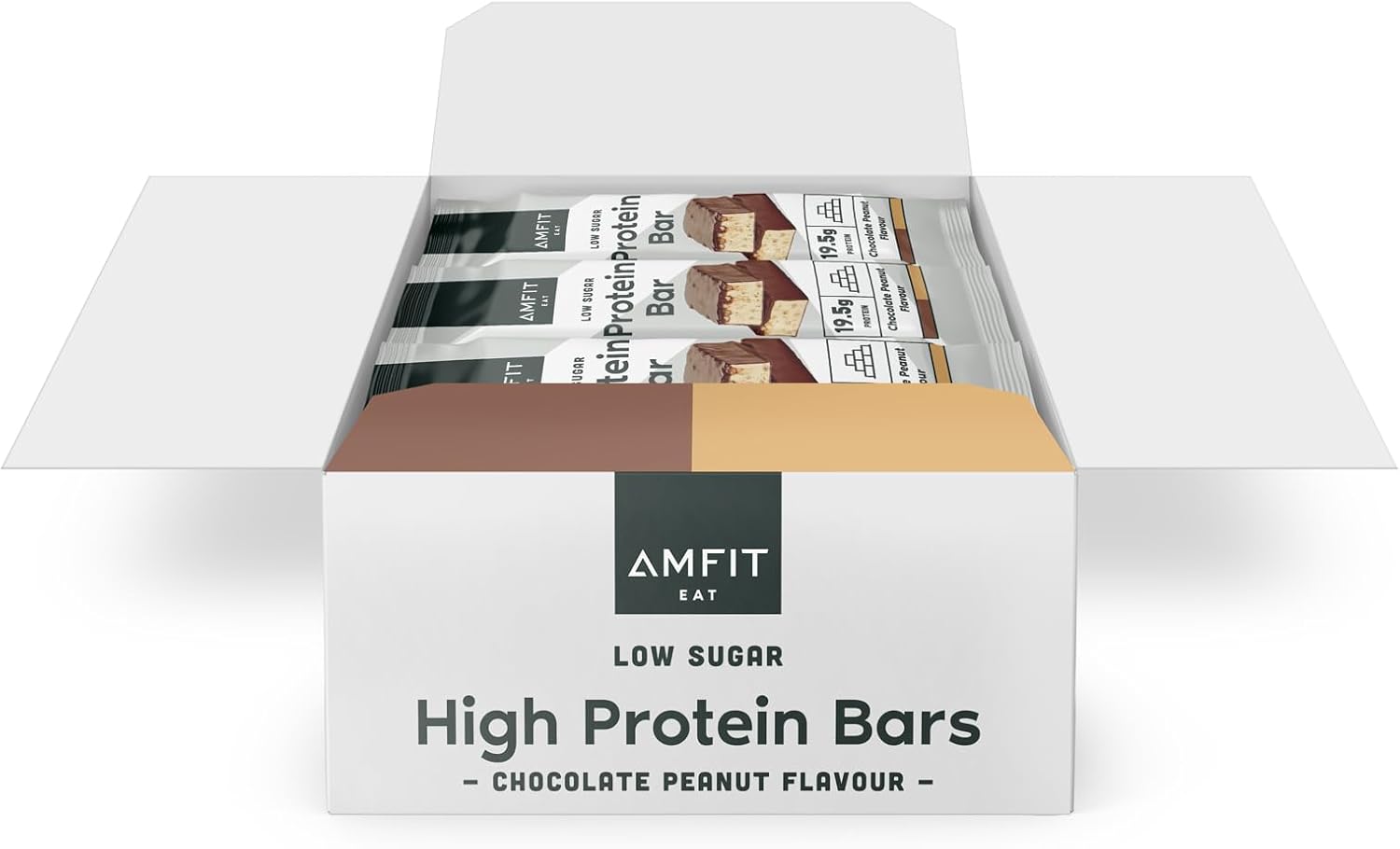 Amfit Protein Bars Peanut 12-Pack
