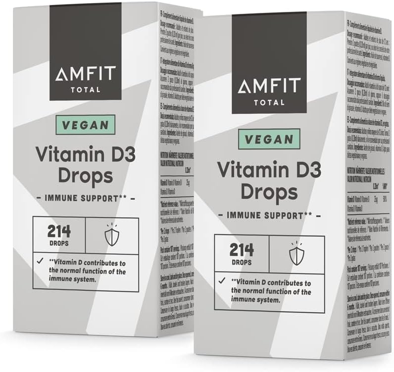 Amfit Vitamin D3 1000IU Vegan Drops